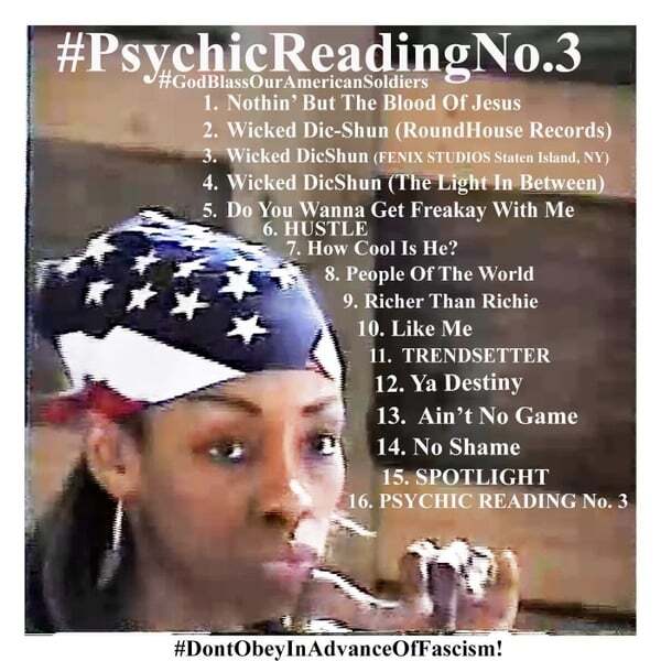 Cover art for #PsychicReadingNo. 3 #DontObeyInAdvanceOfFascism #GodBlessOurOurAmericanSoldiers